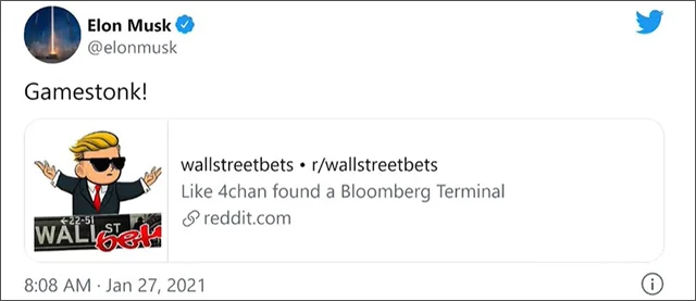 GameStop Tweet
